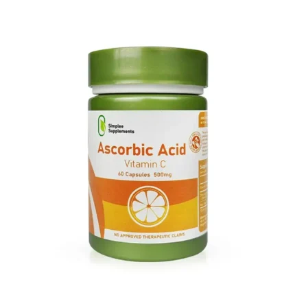 Simplee Supplement Ascorbic Acid Vitamin C 60 Capsule 500mg