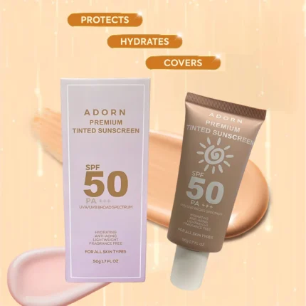 Adorn Premium Tinted Sunscreen SPF 50 PA+++ – 50g