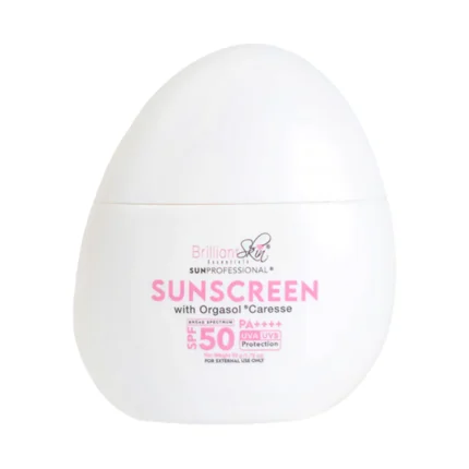 Brilliant Skin SunProfessional Sunscreen with Orgasol Caresse SPF 50-white