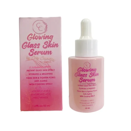 GLAM Glowing Glass Skin Serum – Ultra Hydrating Brightening Face Serum